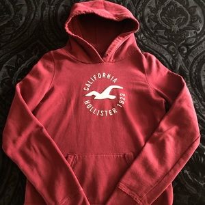 Red Hollister hoodie